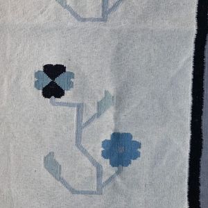 WOOL DHURRIE KILIM RUNNER CARPET